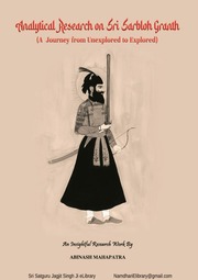 Analytical Research on Sri Sarbloh Granth — cover