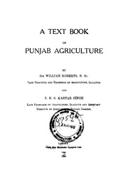 A Text Book Of Punjab Agriculture — cover