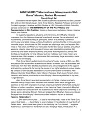 Anne Murphy Misconstrues, Misrepresents Sikh Gurus Mission, Revival Movement — cover