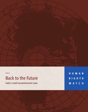 Back To The Future - India's 2008 Counterterrorism Laws — cover