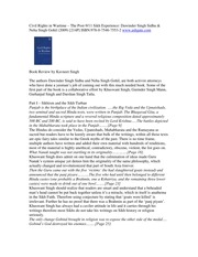 Book Review - Civil Rights in Wartime - The Post-911 Sikh Experience — cover