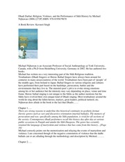 Book Review - Dhadi Darbar, Religion, Violence, And The Performance Of Sikh History — cover