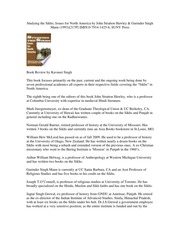 Book Review - Studying the Sikhs - Issues for North America — cover