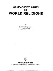 Comparative Study Of World Religions — cover