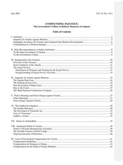 Compounding Injustice - The Government's Failure To Redress Massacres in Gujarat — cover