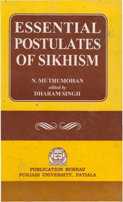 Essential Postulates Of Sikhism - Balkar Singh — cover
