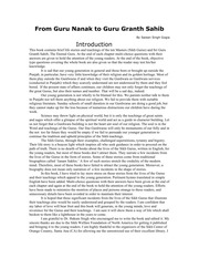 From Guru Nanak To Guru Granth Sahib — cover