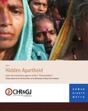 Hidden Apartheid - Caste Discrimination against India's "Untouchables" — cover
