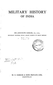 Military History Of India — cover