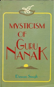 Mysticism Of Guru Nanak — cover