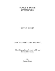 Noble And Brave Sikh Women — cover