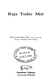 Raja Todar Mal — cover