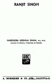 Ranjit Singh — cover