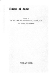Rulers Of India - Aurangzib — cover