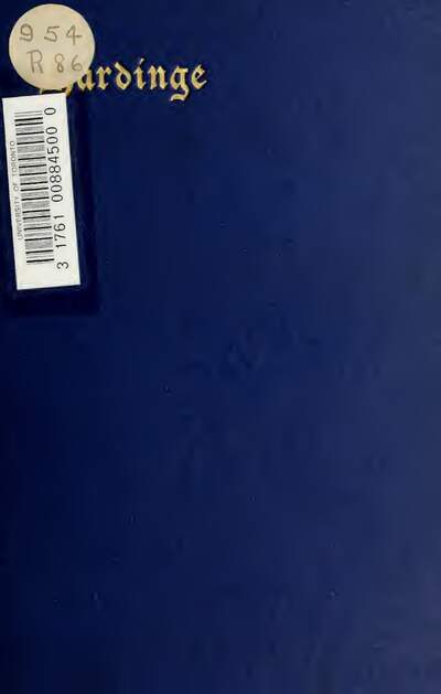 Rulers Of India - Viscount Hardinge — cover