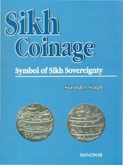 Sikh Coinage Symbol Of Sikh Sovereignty — cover