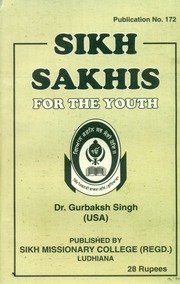 Sikh Sakhis For The Youth — cover