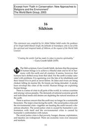 Sikhism Excerpt — cover