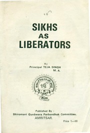 Sikhs As Liberators — cover