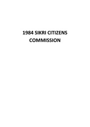 Sikri Commission — cover
