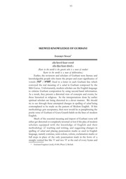 Skewed Knowledge Of Gurbani — cover
