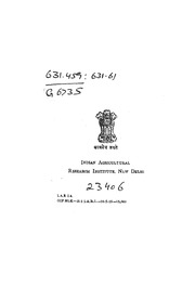 Soil And Water Conservation In The Punjab — cover