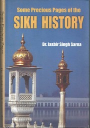 Some Precious Pages Of The Sikh History — cover