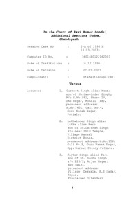 State of India Vs Balwant Singh Rajoana (and others) — cover