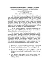 The Construction Of Religious Boundaries — cover