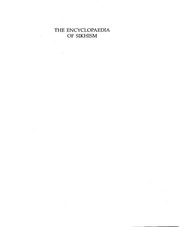 The Encyclopedia Of Sikhism - Volume III M-R — cover