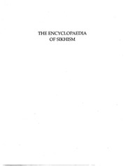 The Encyclopedia Of Sikhism - Volume IV S-Z — cover