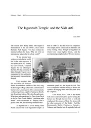 The Jagannath Temple And The Sikh Arti — cover