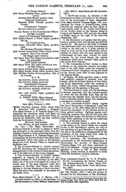 The London Gazette, February 11, 1898 — cover