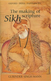 The Making Of Sikh Scripture — cover