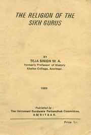 The Religion Of The Sikh Gurus — cover