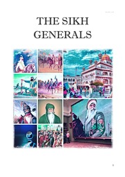 The Sikh Generals — cover