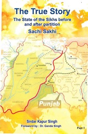 The True Story - The State Of Sikhs After And Before Partition — cover