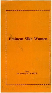 Eminent Sikh Women — cover