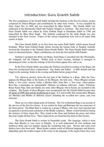 Introduction-GuruGranthSahib Introduction-GuruGranthSahib — cover