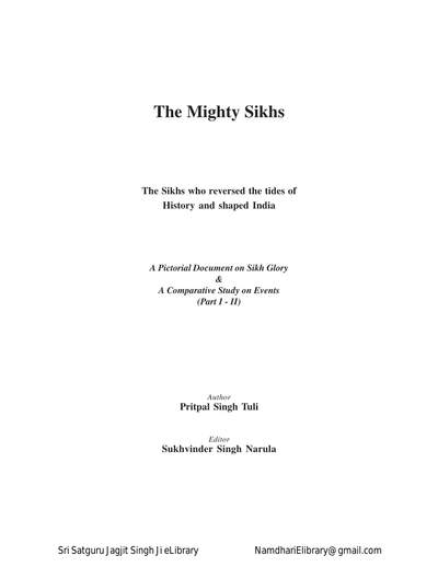 the-mighty-sikhs-pritpal-singh-tuli The Mighty Sikhs - Pritpal Singh Tuli — cover