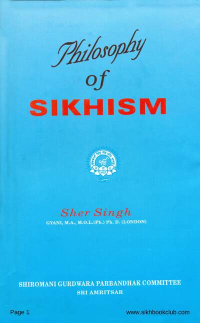 Philosophy of Sikhism — cover