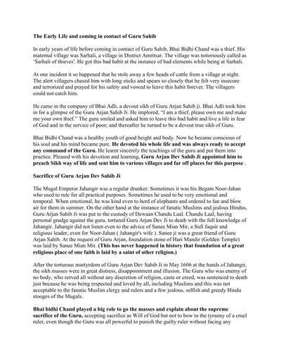 The Early Life and coming in contact of Guru Sahib — cover