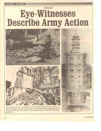 Eye Witnesses Describe Army Action — cover