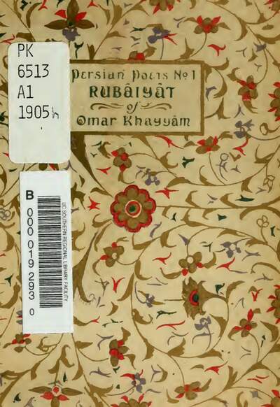 Rubaiyatfitzgera00omar — cover