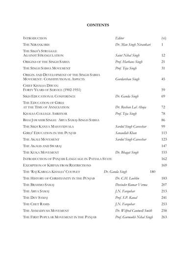 Singh Sabha and Other Socio-religious Movements — cover