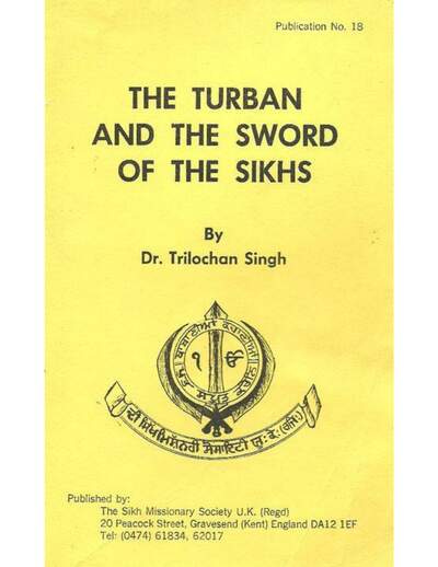 The Turban And The Sword Of The Sikhs — cover