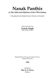 Nanak Panthis — cover