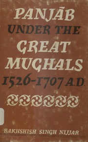 PANJAB UNDER THE GREAT MUGHALS — cover