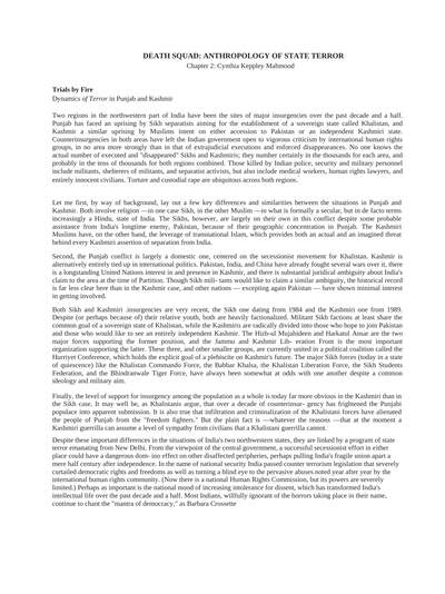 Anthropology of State Terror — cover