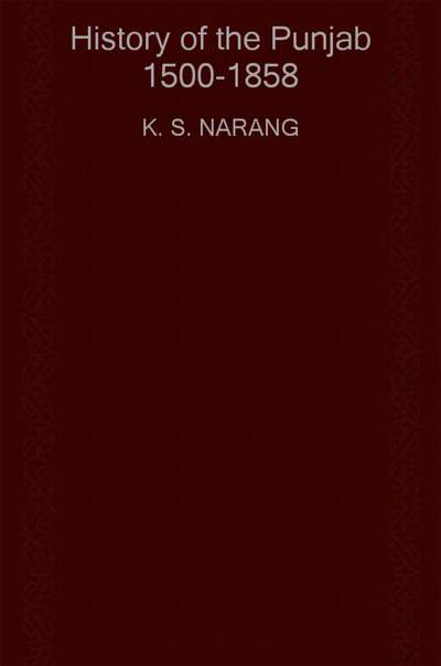 History of The Punjab KS Narang — cover